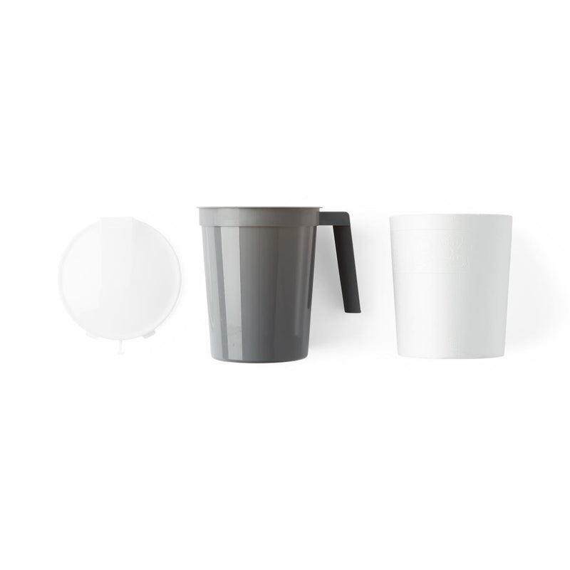 Water Pitcher Kit with Outer Foam Jacket, Includes Graphite Pitcher DYND80535 and Outer Foam Jacket DYND80532, Not Shrink-Wrapped, 40/CS  (DYK100CMFJ) Case of 40