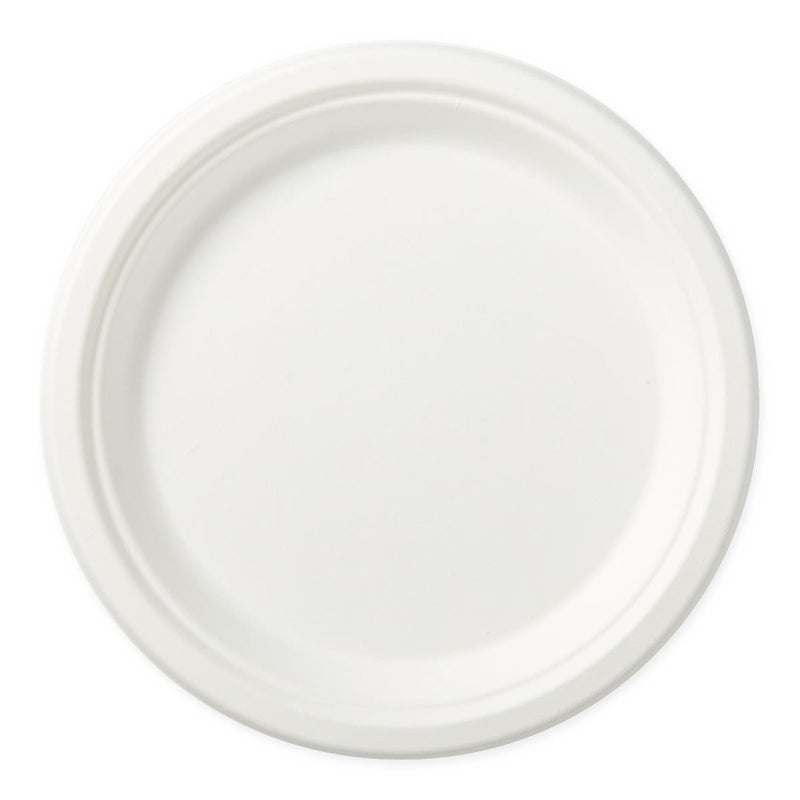 Sugar-Cane Paper Plate, 9", 500/CS (ECOPLATE9) Case of 500