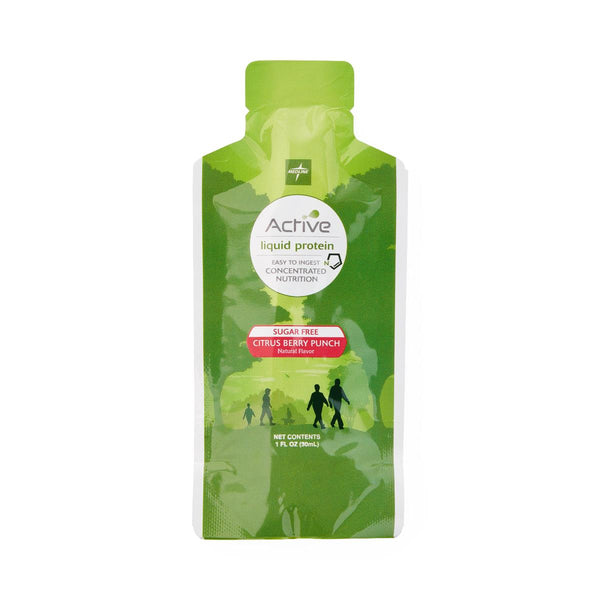 Active Liquid Protein, Sugar Free, Berry Flavor, 16 g of Protein, 1 oz. Packets, 100/CS (ENT693SFCBUD) Case of 100