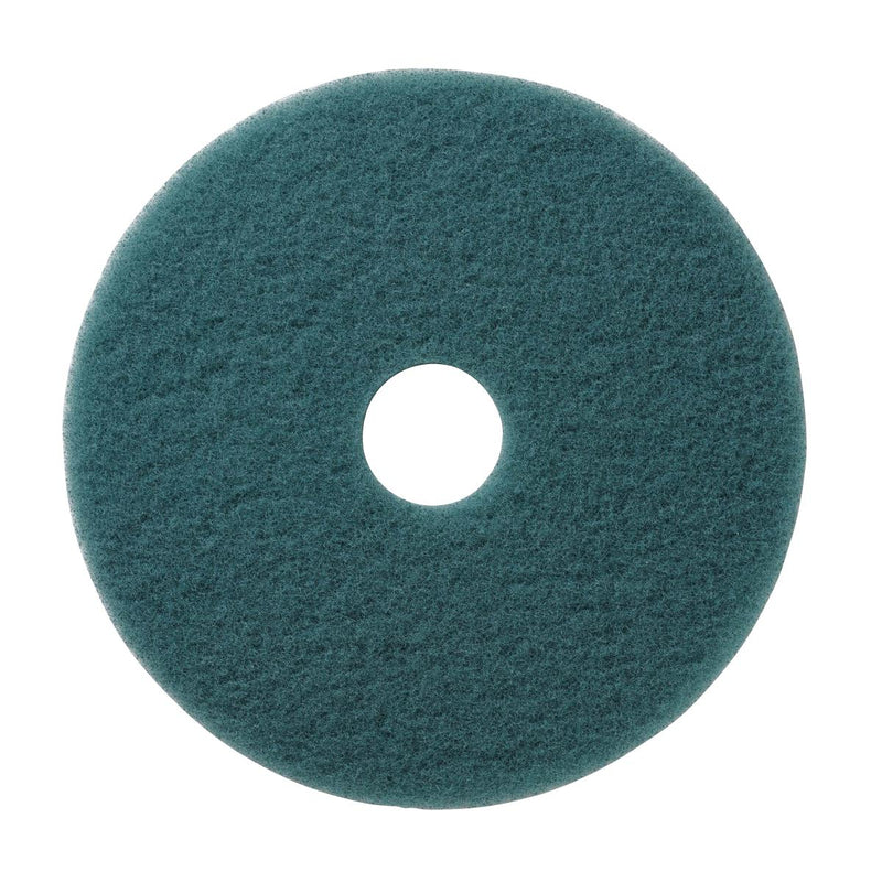 Floor Pad, Burnishing, UHS, Aqua, 20", 5/CS (EVSPBURN20A) Case of 5