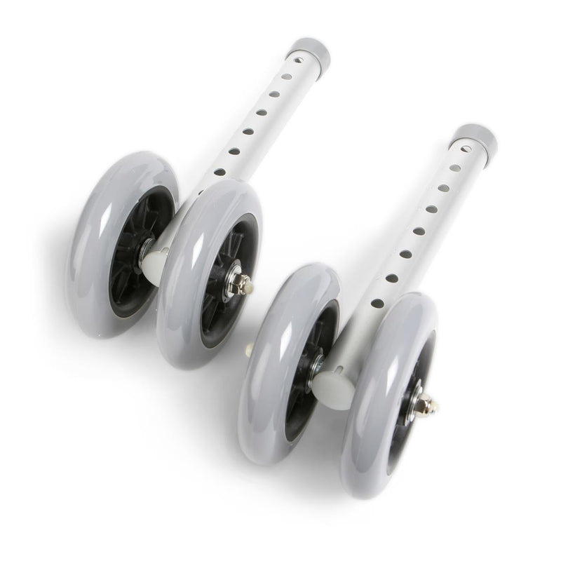 Dual 5" Wheels for Bariatric Walker, 1/PR  (G07722-8B) 1 Pair