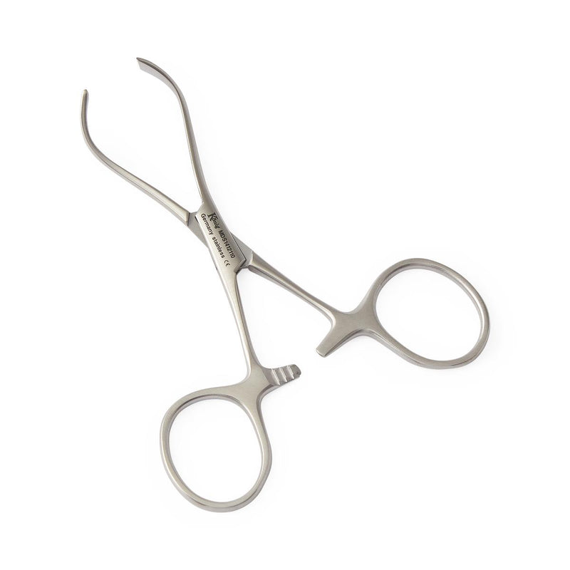 Lorna Nonperforating Towel Forceps, Hemostat, German Grade Stainless Steel, 3.875", 1/EA  (MDS1412110) Each