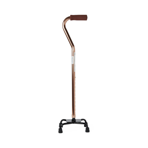 Aluminum Quad Cane, Small Base, Bronze, 1/EA  (MDS86222BRZH) Each