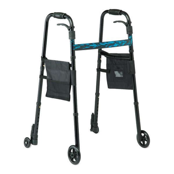 Folding Trigger Walker with 5" Wheels, 1/EA  (MDS86410TRIG) Each