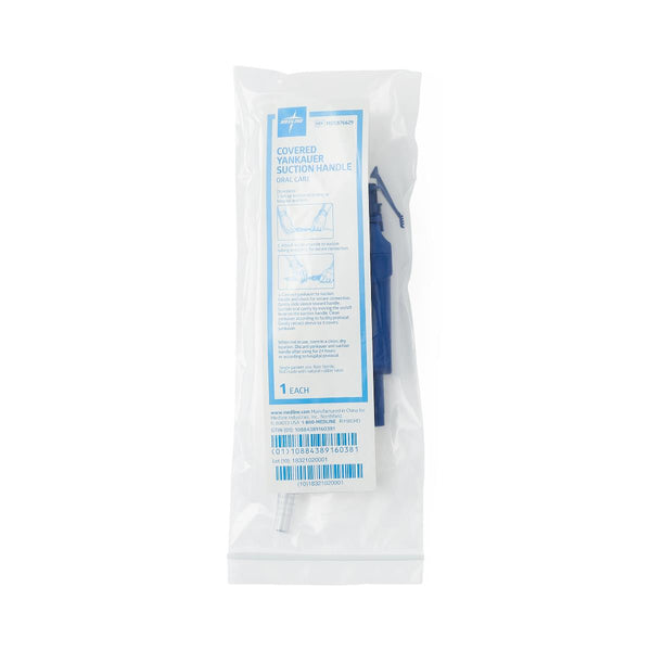 Covered Yankauer with On/Off Valve Suction Handle, 60/CS (MDS876629) Case of 60