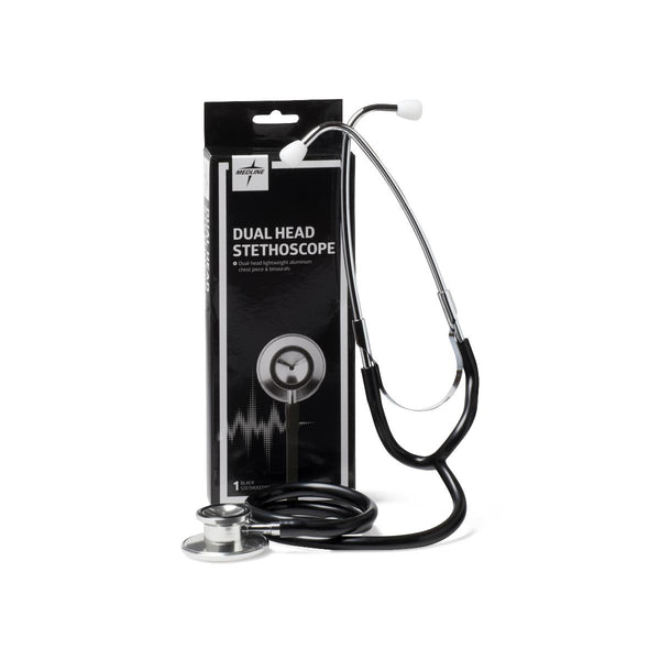 Dual-Head Stethoscope , Black, 1 EA (MDS926201) Each