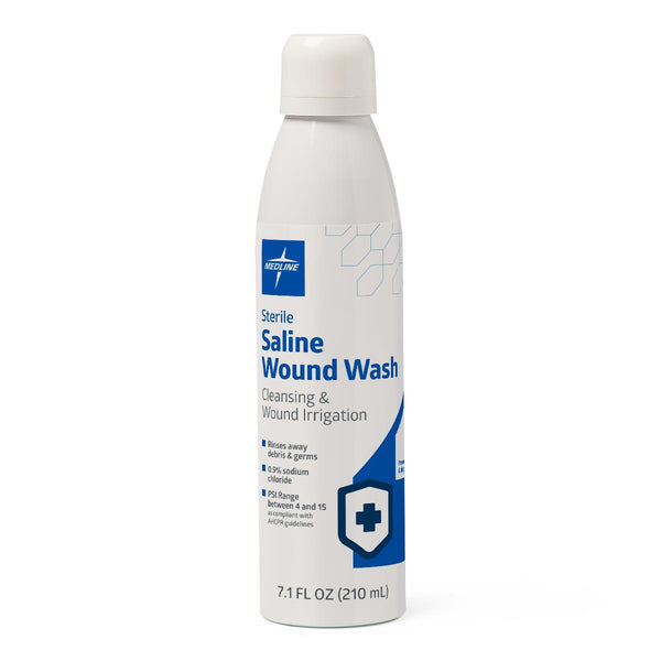 Medline 7.1-oz. Sterile Saline Wound Wash Spray Can, 1/EA  (MDSALINE7H) Each