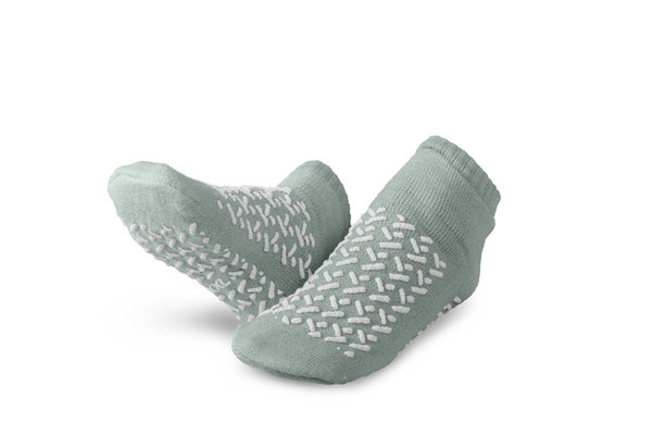 Double-Tread Patient Slippers, Terry Inside, Gray, Size 2XL, 48/CS  (MDTDBLTREDXXL) Case of 48