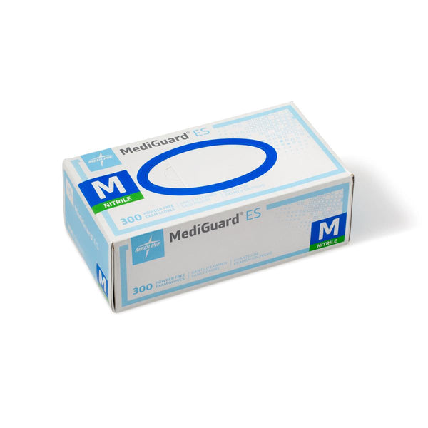 MediGuard ES Powder-Free Nitrile Exam Gloves, Size M, 3000/CS (MG3002) Case of 3000