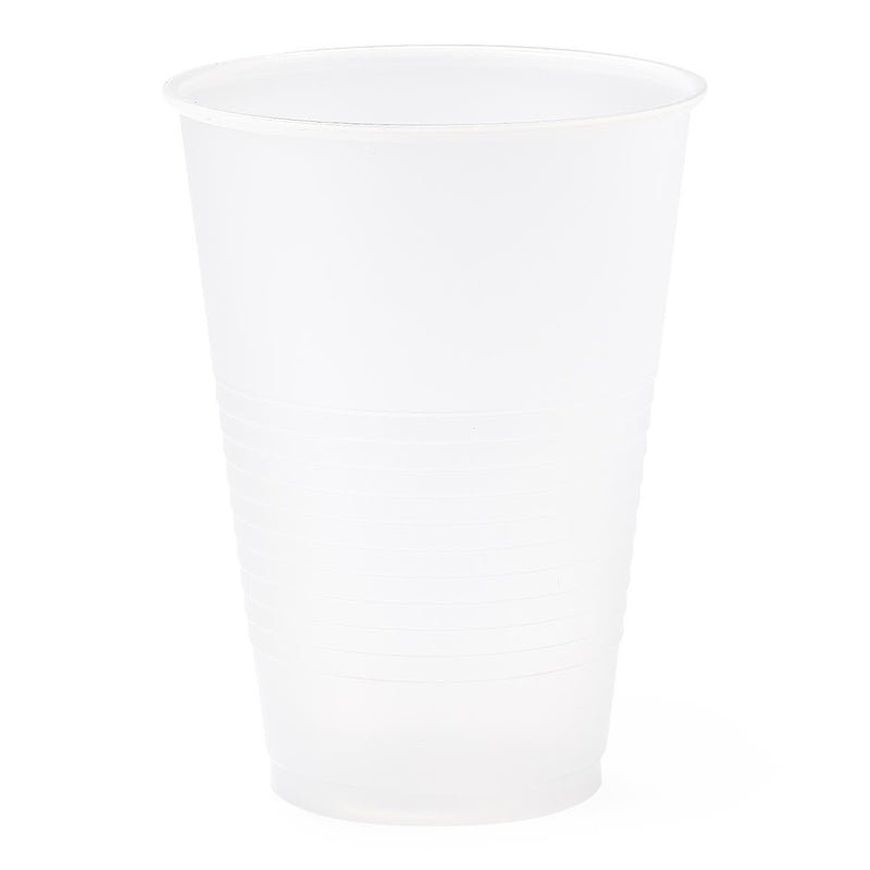 Plastic Drinking Cup, Translucent, Disposable, Polystyrene, 12 oz., 1000/CS (05166CS) Case of 1000