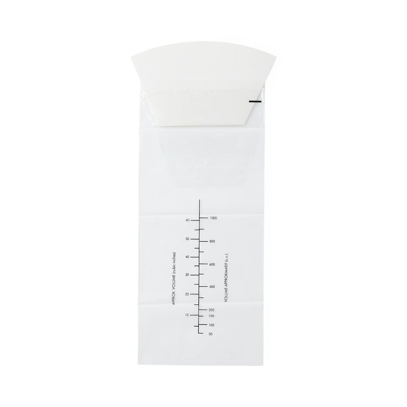 Emesis Bag with Paper Funnel, Graduations, LDPE, Clear, 500/CS  (NON70600) Case of 500