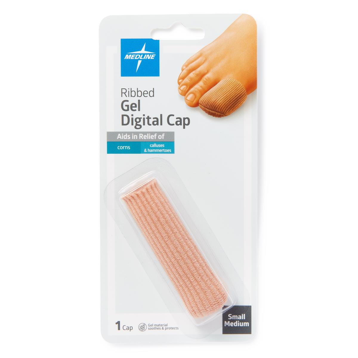 Gel Ribbed Digital Cap, Size S/M, 1 EA (POD14203) Each – GoodEarth Products