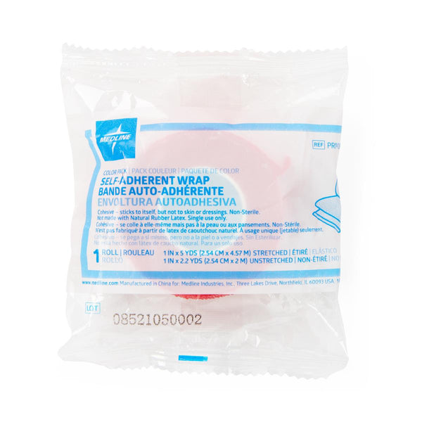 Medline Nonsterile Self-Adherent Wrap Color Packs, 1/EA (PRM088001CPH) Each