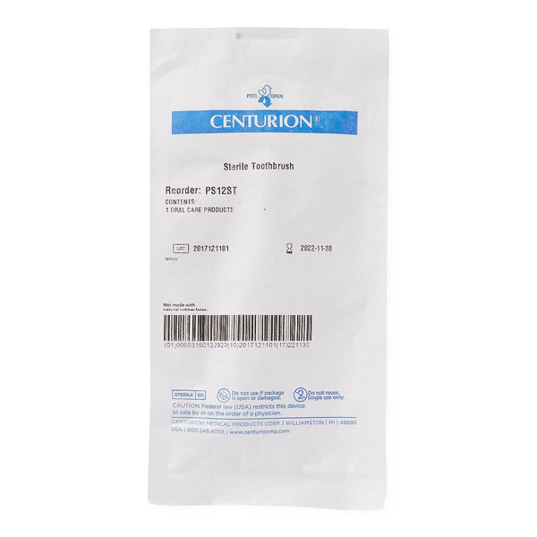 Sterile Toothbrush, 50/CS (PS12ST) Case of 50