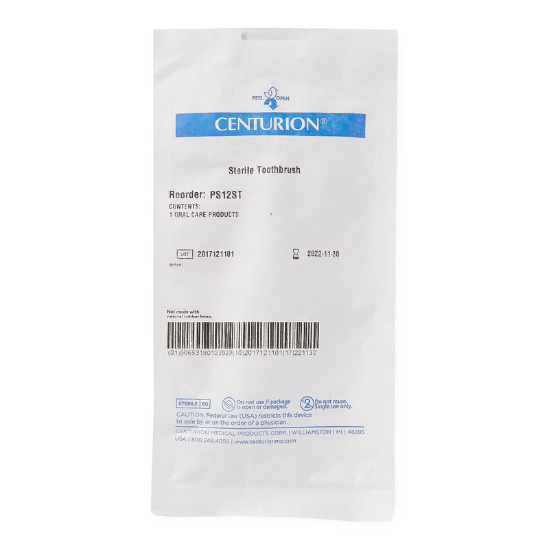 Sterile Toothbrush, 50/CS (PS12ST) Case of 50