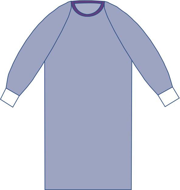 Sirus Nonsterile Nonreinforced Gowns, 100/CS (SIR-2402CS) Case of 100