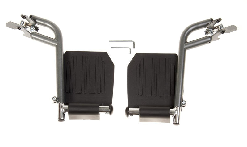 Medline Wheelchair Footrest Assemblies, 1/PR (WCA806965E) 1 Pair