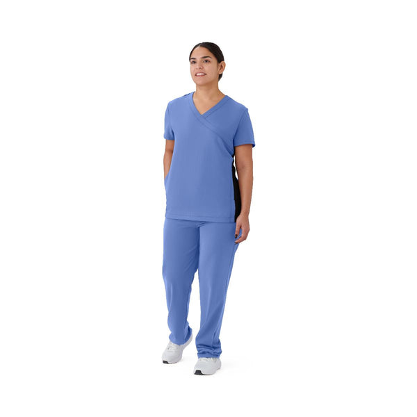 Staten AVE Women's Scrub Top, Ceil Blue, Size L, 1/EA  (4865CBLL) Each