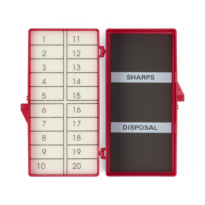 Foam Block Needle Counter with Magnet, 20 Count, 64/CS (DYNJNC20F) Case of 64