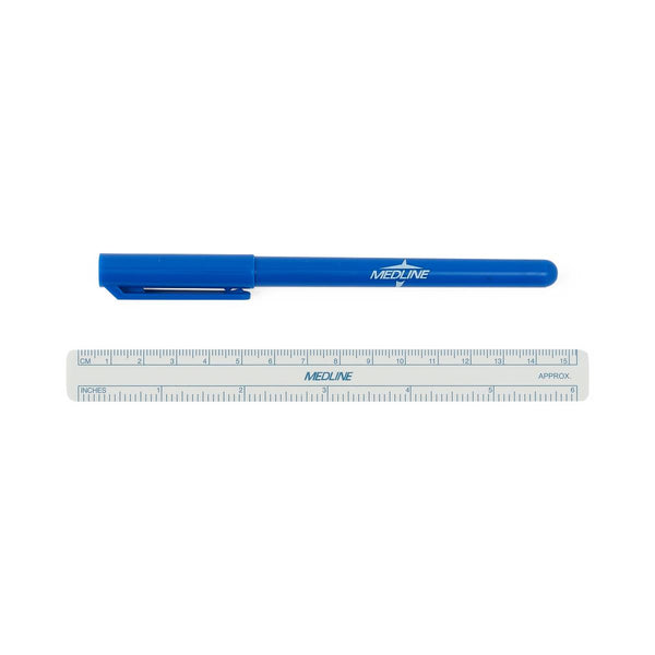 Sterile Fine Tip Skin Marker with Ruler, 50/CS (DYNJSM03) Case of 50
