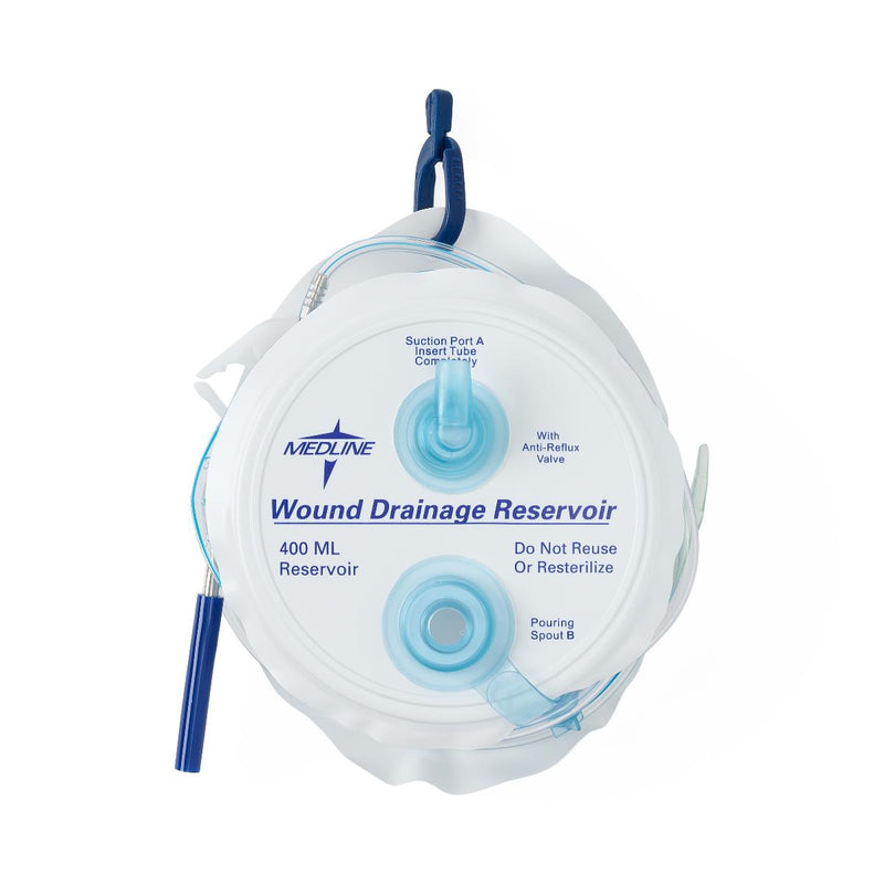 Perforated Round PVC Wound Drain Kit with Trocar, 400 cc Evacuator, Y Connector and 15 Fr, 3/16" End-Perforated Drain, 12/CS  (DYNJWE403) Case of 12