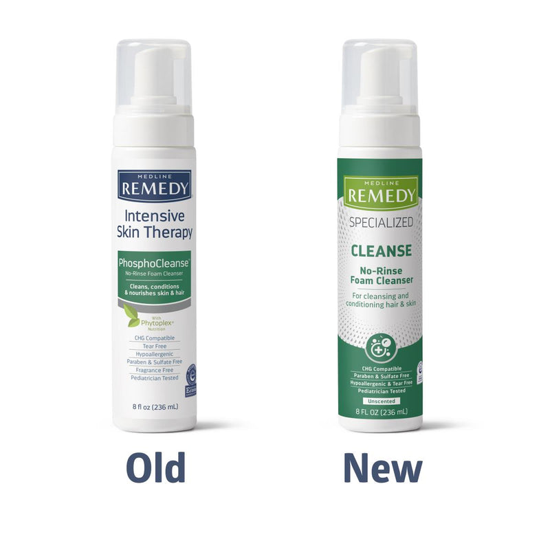 Remedy Specialized No-Rinse Foam Cleanser, 8 oz., 12/CS (MSC098FOAM08) Case of 12