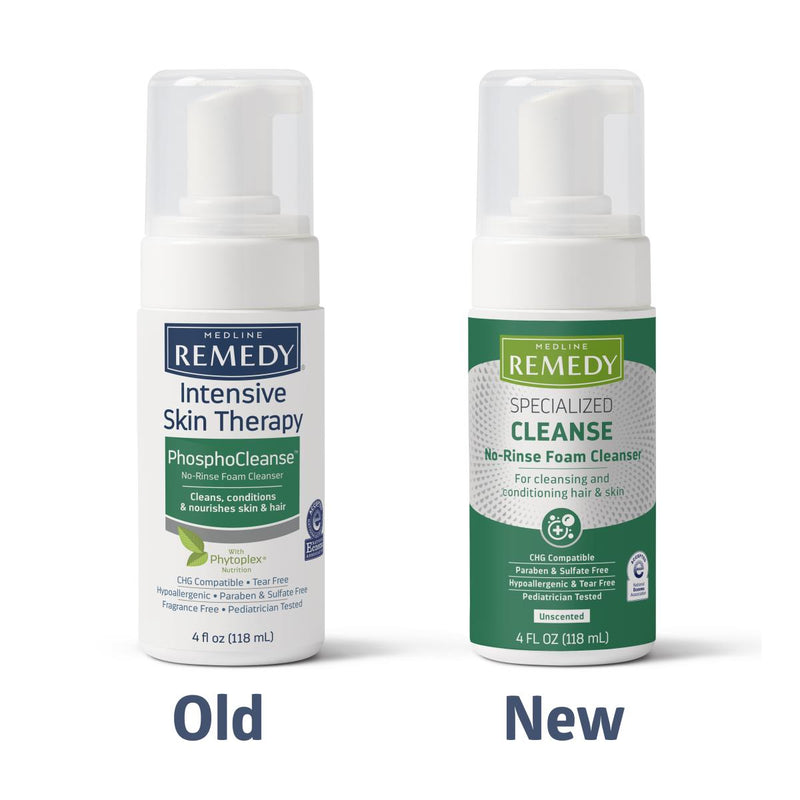 Remedy Specialized No-Rinse Foam Cleanser, 4 oz., 24/CS (MSC098FOAM04) Case of 24