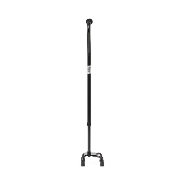 Aluminum Quad Cane, Small Base, Black, 2/CS  (MDS86222W) Case of 2