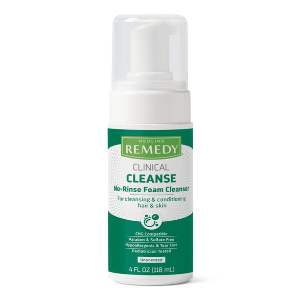 Remedy Clinical No-Rinse Foam Skin Cleanser, Unscented, 4 oz., 24/CS (MSC092104UNSC) Case of 24