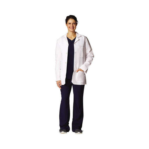 Poplin 80% Polyester/20% Cotton Consultation Lab Coat, White, Size 36, 1/EA  (MDT10WHT36E) Each