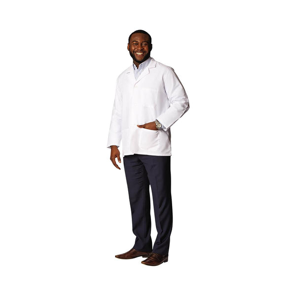 Poplin 80% Polyester/20% Cotton Consultation Lab Coat, White, Size 44, 1/EA  (MDT10WHT44E) Each