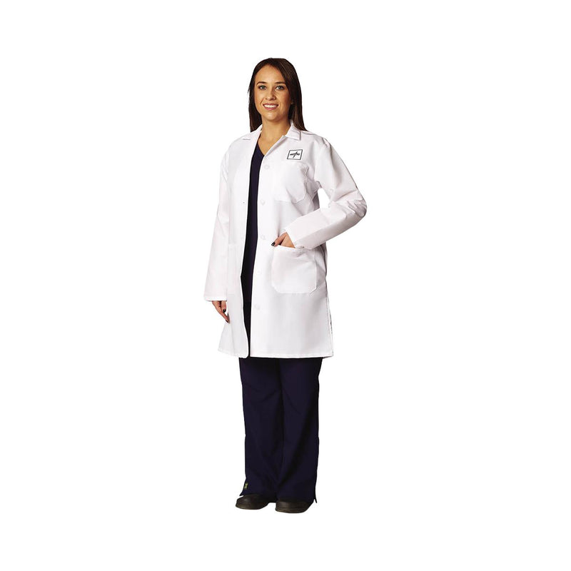 Women's Classic Staff-Length Lab Coat, White, Size 8, 1/EA  (MDT11WHT8E) Each