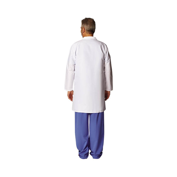 Unisex Staff-Length Lab Coat, White, Size 44, 1/EA  (MDT12WHT44E) Each