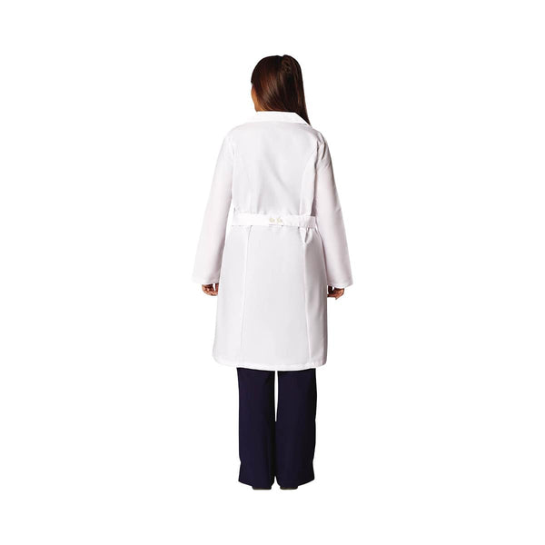 Women's Full-Length Lab Coat, White, Size S, 1/EA  (MDT13WHT1E) Each