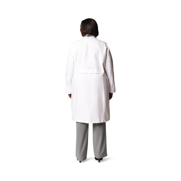 Medline Women's 100% Cotton Staff-Length Lab Coats, 1/EA (MDT19WHTL) Each