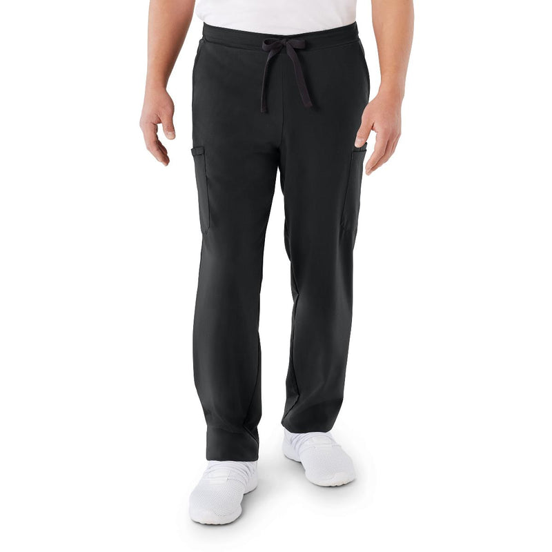 Clinton AVE Unisex Scrub Pants with 6 Pockets, Petite, Black, Size L, 1/EA  (5700BLKLP) Each