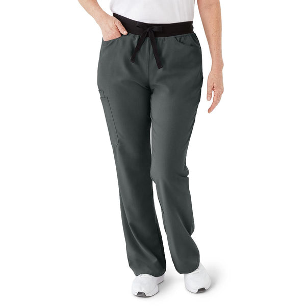 Coastal AVE Women's Scrub Pant, Charcoal, XXS Tall, 1/EA  (4912CHRXXST) Each