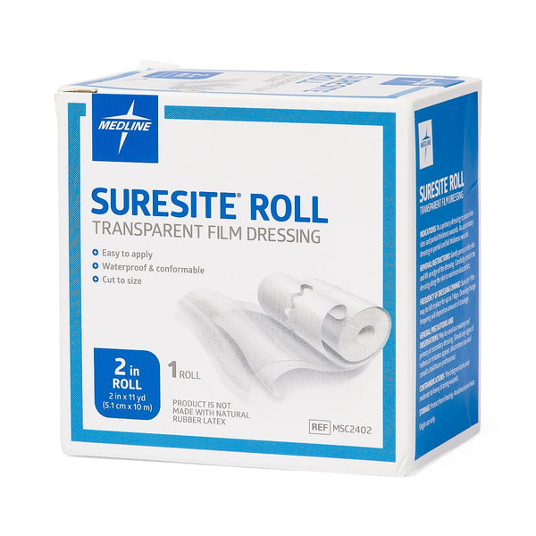 SureSite Roll Transparent Film Dressings, 12/CS (MSC2402) Case of 12