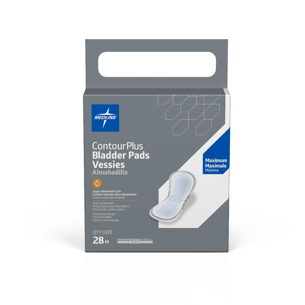 ContourPlus Bladder Control Pad for Incontinence, Maximum, 6.5" x 13.5", 168/CS (BCPE02) Case of 168