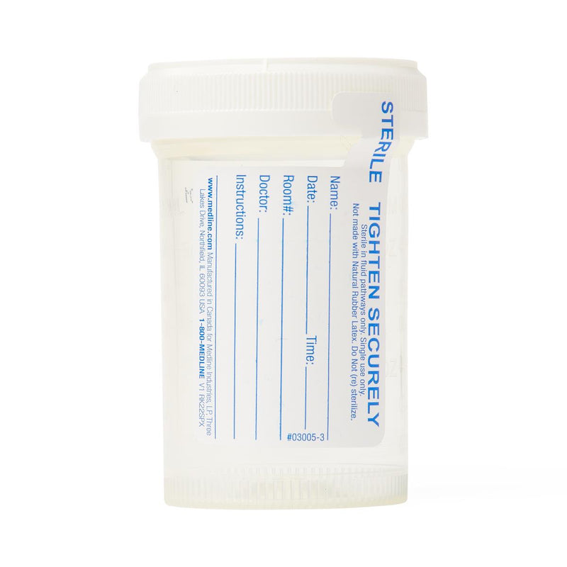 Pneumatic Tube System Specimen Containers, Sterile Fluid Path, 3 oz., 400/CS  (DYND30362) Case of 400