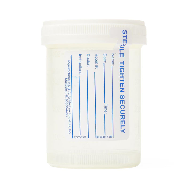 Pneumatic  Tube  System  Specimen  Containers,  Sterile  Fluid  Path,  4  oz., 1/EA  (DYND30364H) Each