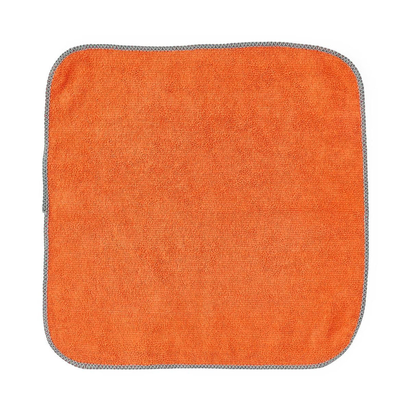 Microfiber Cleaning Cloth, 12" x 12", Medium-Weight, Orange, 144/CS (MDT217897) Case of 144