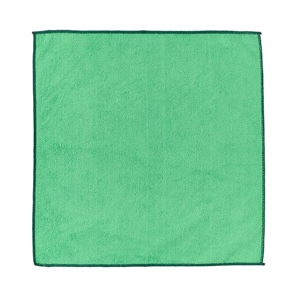 Microfiber Cleaning Cloth, 16" x 16", Lightweight, Light Green, 250/CS (MDT217672) Case of 250