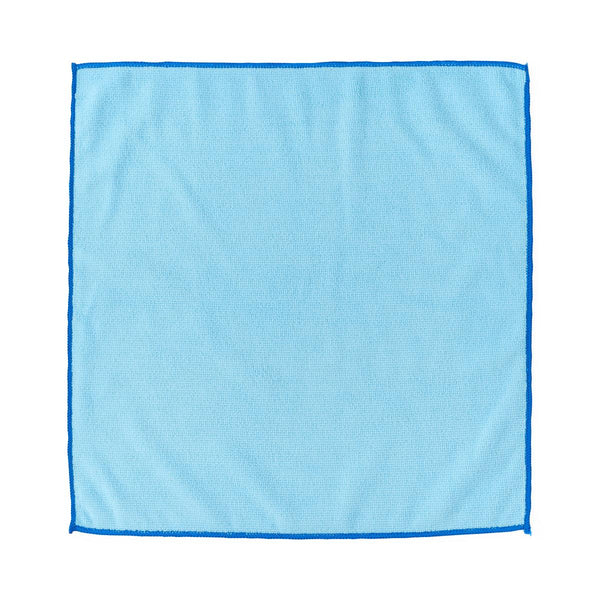 Microfiber Cleaning Cloth, 16"x 16", Lightweight, Light Blue, 250/CS (MDT217671) Case of 250