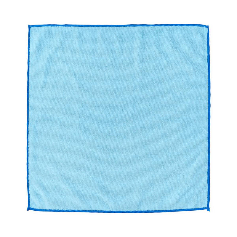 Microfiber Cleaning Cloth, 16"x 16", Lightweight, Light Blue, 250/CS (MDT217671) Case of 250