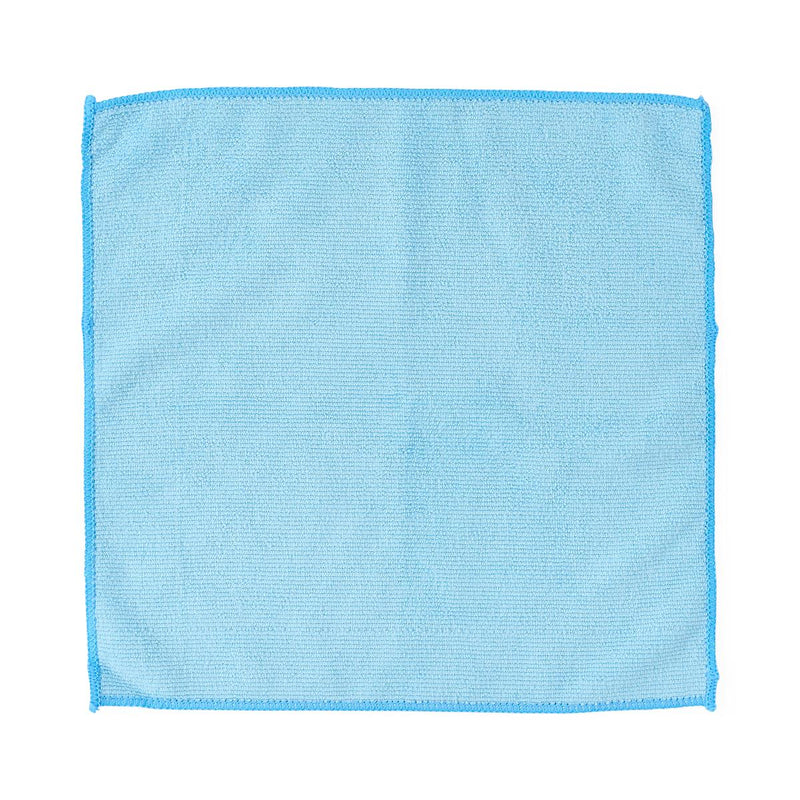 Microfiber Cleaning Cloth, 12" x 12", Medium-Weight, Blue, 250/CS (MDT217647) Case of 250