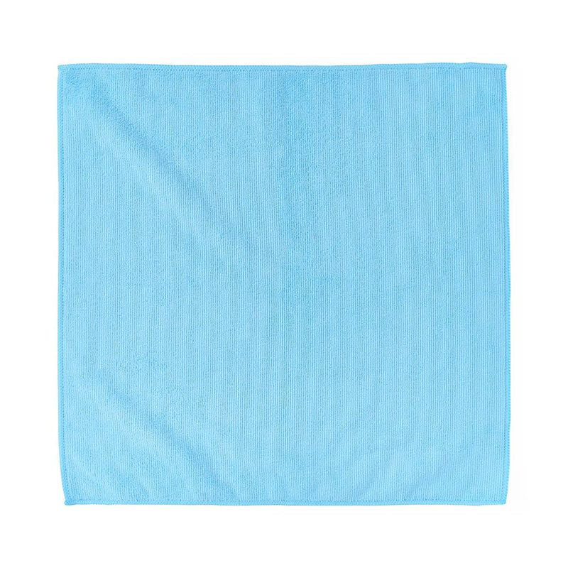 Microfiber Cleaning Cloth, 16" x 16", Medium-Weight, Blue, 25/CS (MDT217645Z) Case of 25