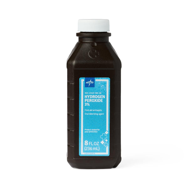 Hydrogen Peroxide, 3%, 8 oz., 12/CS (MDS098015) Case of 12