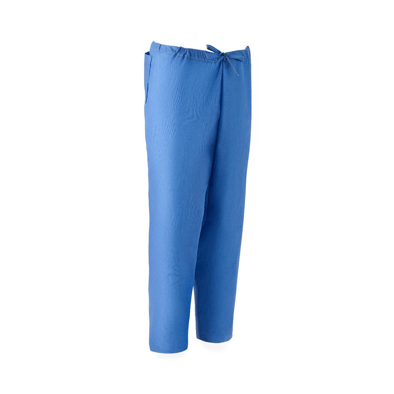 Disposable Unisex Scrub Pants with Drawstring Waist, Blue, Size S, 30/CS  (NON27203S) Case of 30