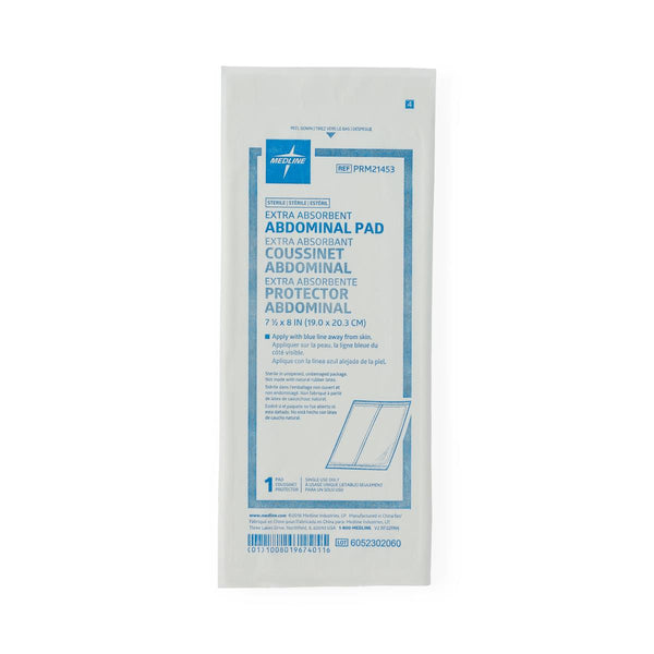 Medline Essentials Sterile Abdominal Pads, 240/CS (PRM21453) Case of 240